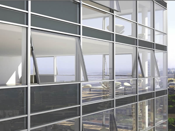 Cap Curtain Wall